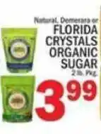 C Town Natural Demerara or Florida Crystals Organic Sugar offer