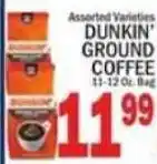 C Town Dunkin ground coffee offer