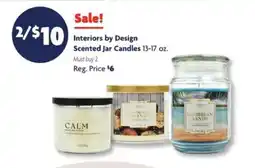 Family Dollar Interiors by Design Scented Jar Candles offer