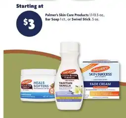 Family Dollar Palmer’s Skin Care Products offer