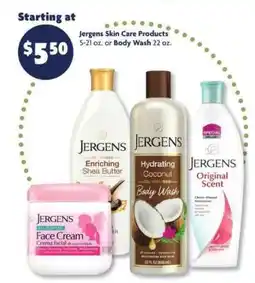Family Dollar Jergens Skin Care Products offer