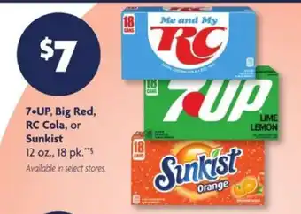 Family Dollar 7-UP, Big Red, RC Cola, or Sunkist offer
