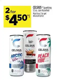 Dollar General CELSIUS Sparkling 12 oz. can Assorted offer