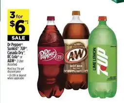 Dollar General Dr Pepper, Sunkist, 7UP, Canada Dry, RC Cola, A&W offer