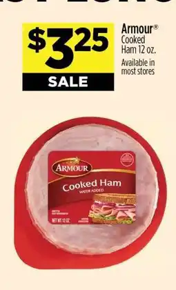 Dollar General Armour Cooked Ham 12 oz offer