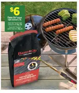Dollar General Flame Glo Instant Light Charcoal offer