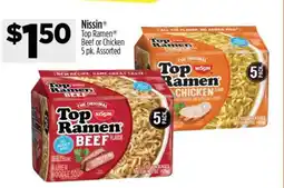Dollar General Nissin Top Ramen offer