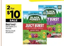 Dollar General Black Forest Fruit Snacks 22 ct offer