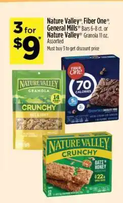 Dollar General Nature Valley , Fiber One , General Mills Bars offer
