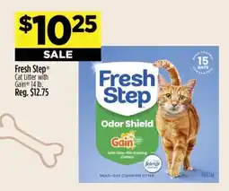 Dollar General Fresh Step Cat Litter with Gain 14 lb offer