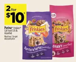 Dollar General Purina Friskies Cat Food 3.15 lb. Assorted offer