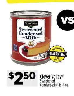 Dollar General Clover Valley Sweetened Condensed Milk 14 oz offer