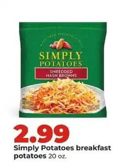 Hy-Vee Simply Potatoes breakfast potatoes offer