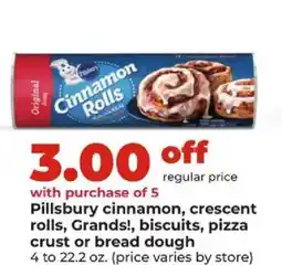 Hy-Vee Pillsbury cinnamon rolls offer