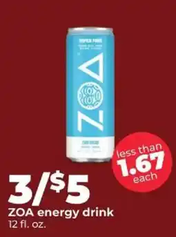 Hy-Vee Zoa energy drink offer