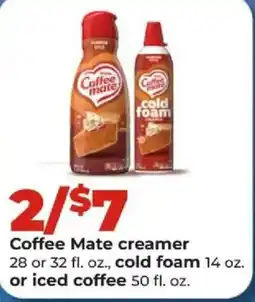 Hy-Vee Coffee Mate creamer offer