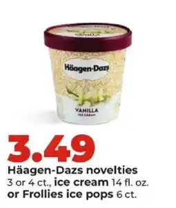 Hy-Vee Häagen-Dazs novelties offer
