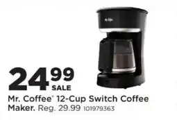 Mills Fleet Farm Mr. Coffee 12-Cup Switch Coffee Maker offer