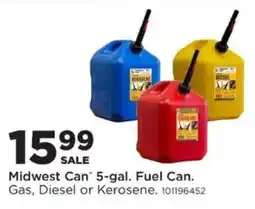 Mills Fleet Farm Midwest Can 5-gal. Fuel Can offer