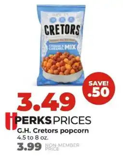 Hy-Vee G.H. Cretors popcorn offer