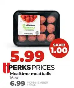 Hy-Vee Mealttime meatballs offer