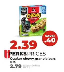 Hy-Vee Quaker chewy granola bars offer