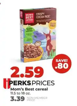 Hy-Vee Mom's Best cereal offer
