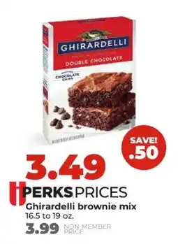 Hy-Vee Ghirardelli brownie mix offer
