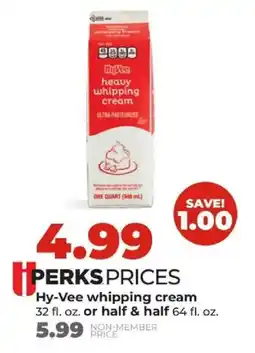 Hy-Vee Hy-Vee whipping cream offer