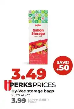 Hy-Vee Hy-Vee gallon storage sticker bags offer