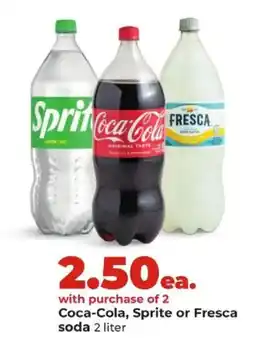 Hy-Vee Coca-Cola, Sprite or Fresca soda offer
