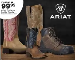 Mills Fleet Farm Ariat Footwear for the Family offer