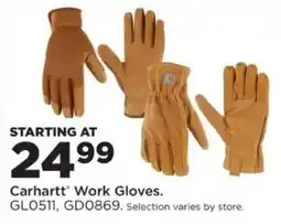 Mills Fleet Farm Carhartt Work Gloves offer