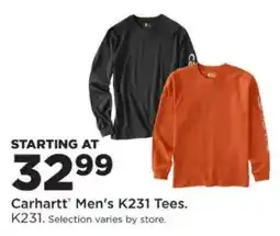 Mills Fleet Farm Carhartt Men's K231 Tees offer
