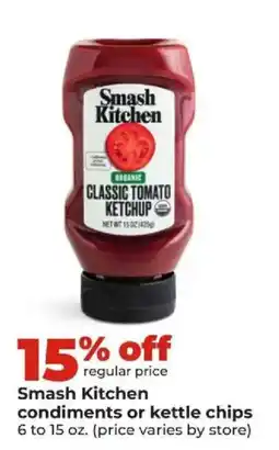 Hy-Vee Smash Kitchen condiments or kettle chips offer