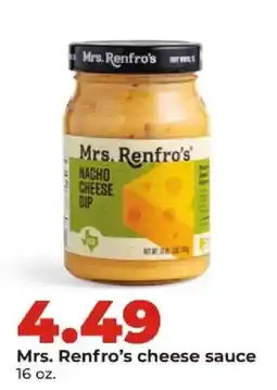 Hy-Vee Mrs. Renfro's cheese sauce offer
