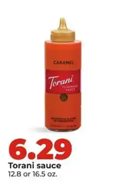 Hy-Vee Torani sauce offer