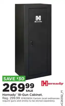 Mills Fleet Farm Hornady 18-Gun Cabinet offer