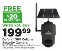 Mills Fleet Farm Defend 360 Cellular Security Camera offer