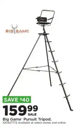 Mills Fleet Farm Big Game Pursuit Tripod offer