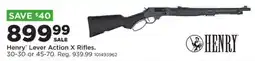 Mills Fleet Farm Henry Lever Action X Rifles offer