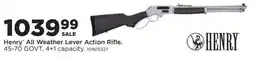 Mills Fleet Farm Henry All Weather Lever Action Rifle offer