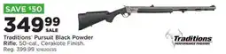 Mills Fleet Farm Traditions Pursuit Black Powder Rifle offer