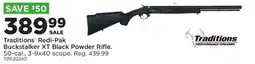 Mills Fleet Farm Traditions Redi-Pak Buckstalker XT Black Powder Rifle offer