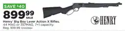 Mills Fleet Farm Henry Big Boy Lever Action X Rifles offer
