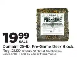 Mills Fleet Farm Domain 25-lb. Pre-Game Deer Block offer