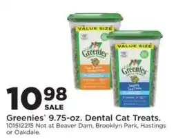 Mills Fleet Farm Greenies dental cat treats offer