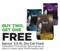 Mills Fleet Farm Sprout dry cat food offer