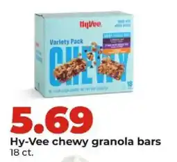 Hy-Vee Hy-Vee chewy granola bars offer