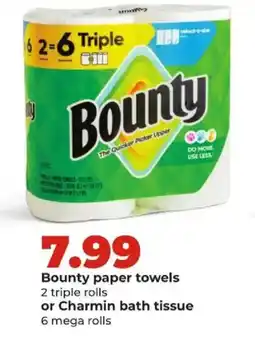 Hy-Vee Bounty paper towels offer